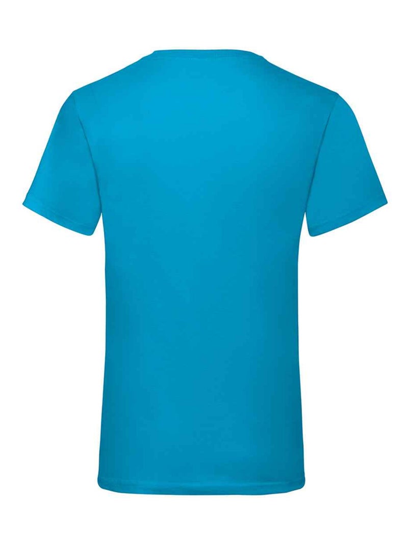 Fruit of the Loom Valueweight Maglietta Scollo a V Adulto Unisex Blu azzurro - Kiabi