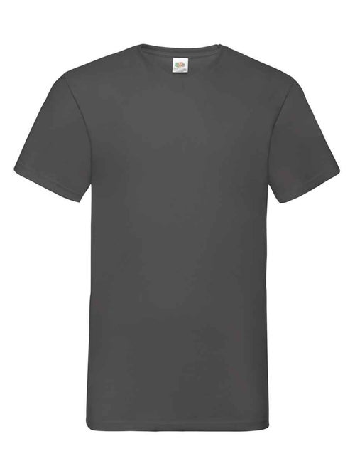 Fruit of the Loom Valueweight Maglietta Scollo a V Adulto Unisex - Kiabi Fruit of the Loom Valueweight Maglietta Scollo a V Adulto Unisex - Kiabi