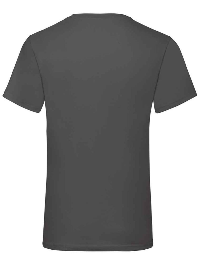 Fruit of the Loom Valueweight Maglietta Scollo a V Adulto Unisex Grigio antracite - Kiabi