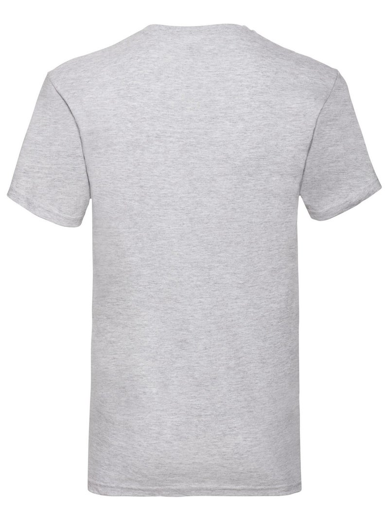 Fruit of the Loom Valueweight Maglietta Scollo a V Adulto Unisex Grigio melangiato - Kiabi