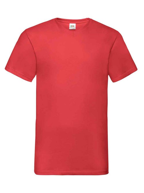 Fruit of the Loom Valueweight Maglietta Scollo a V Adulto Unisex - Kiabi Fruit of the Loom Valueweight Maglietta Scollo a V Adulto Unisex - Kiabi