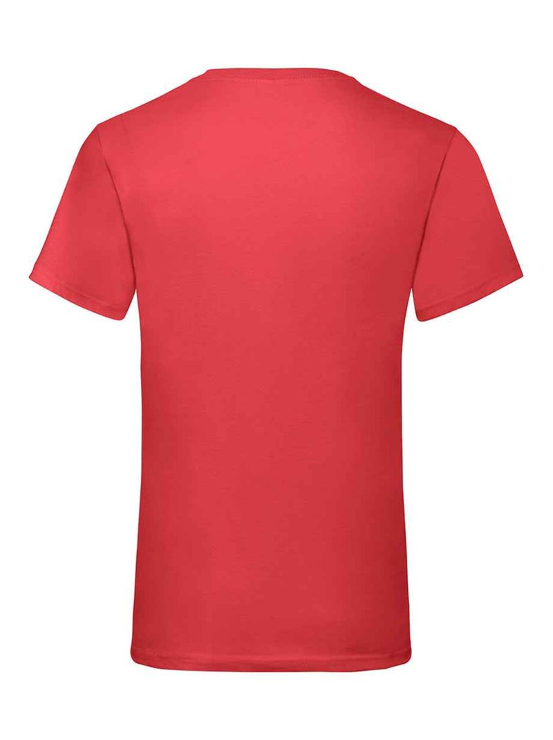 Fruit of the Loom Valueweight Maglietta Scollo a V Adulto Unisex Rosso - Kiabi