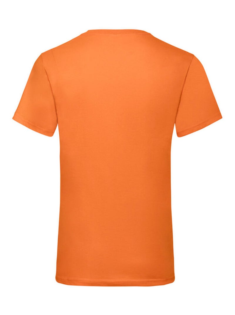 Fruit of the Loom Valueweight Maglietta Scollo a V Uomo Arancione - Kiabi