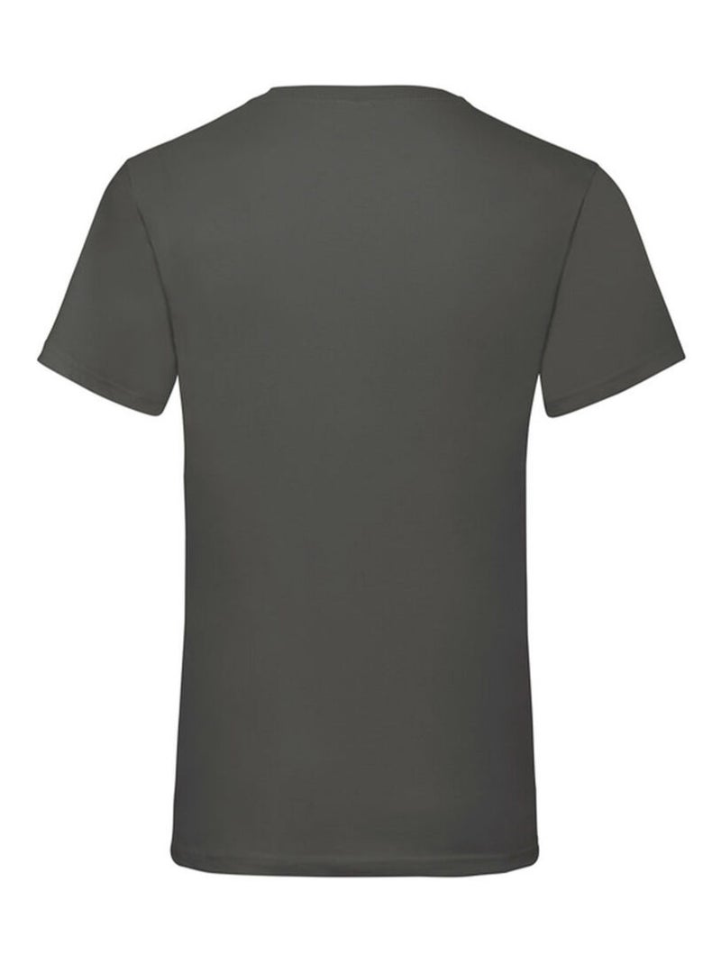 Fruit of the Loom Valueweight Maglietta Scollo a V Uomo Grigio scuro - Kiabi