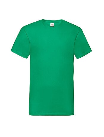 Fruit of the Loom Valueweight Maglietta Scollo a V Uomo