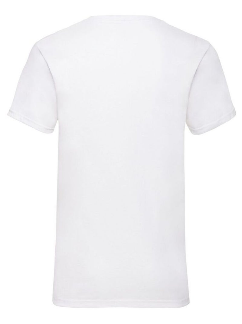 Fruit of the Loom Valueweight Maglietta Semplice Scollo a V Uomo Bianco - Kiabi