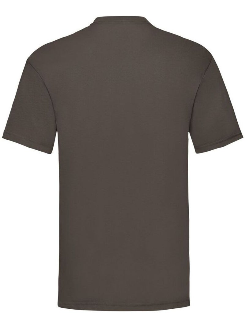 Fruit of the Loom Valueweight Maglietta Uomo Marrone cioccolato - Kiabi