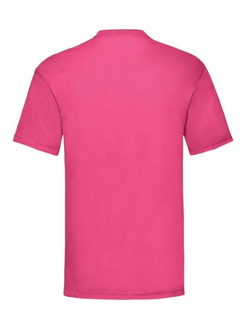 Fruit of the Loom Valueweight Maglietta Uomo Rosa fucsia - Kiabi