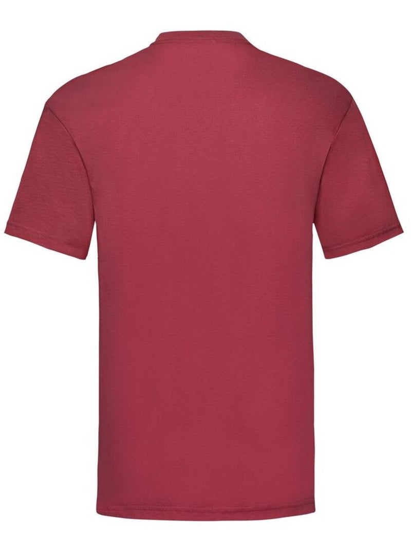 Fruit of the Loom Valueweight Maglietta Uomo Rosso mattone - Kiabi