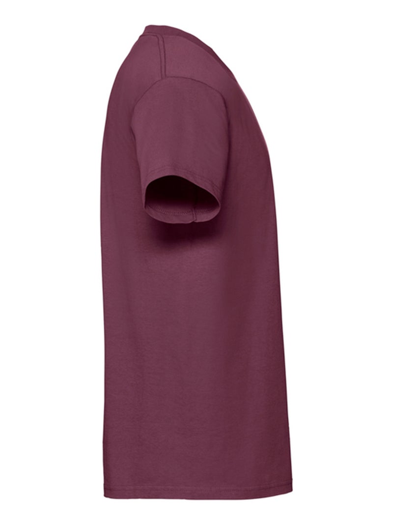 Fruit of the LoomIconic 195 Maglietta Adulto Unisex Bordeaux - Kiabi