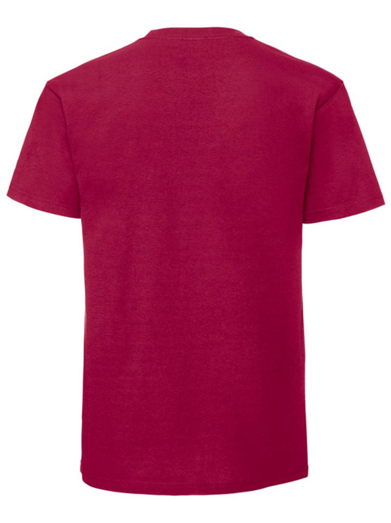 Fruit of the LoomIconic 195 Maglietta Adulto Unisex Rosso bordeaux - Kiabi