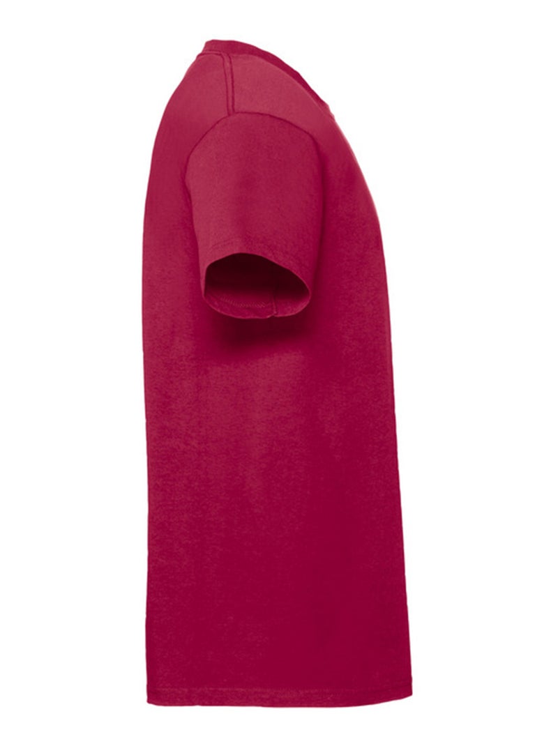 Fruit of the LoomIconic 195 Maglietta Adulto Unisex Rosso bordeaux - Kiabi