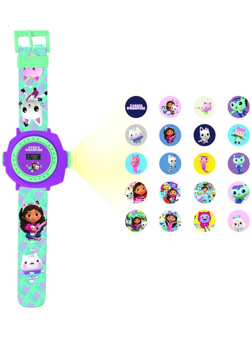 Gabby' casa delle bambole Orologio da proiezione digitale con 20 immagini da proiettare - Kiabi