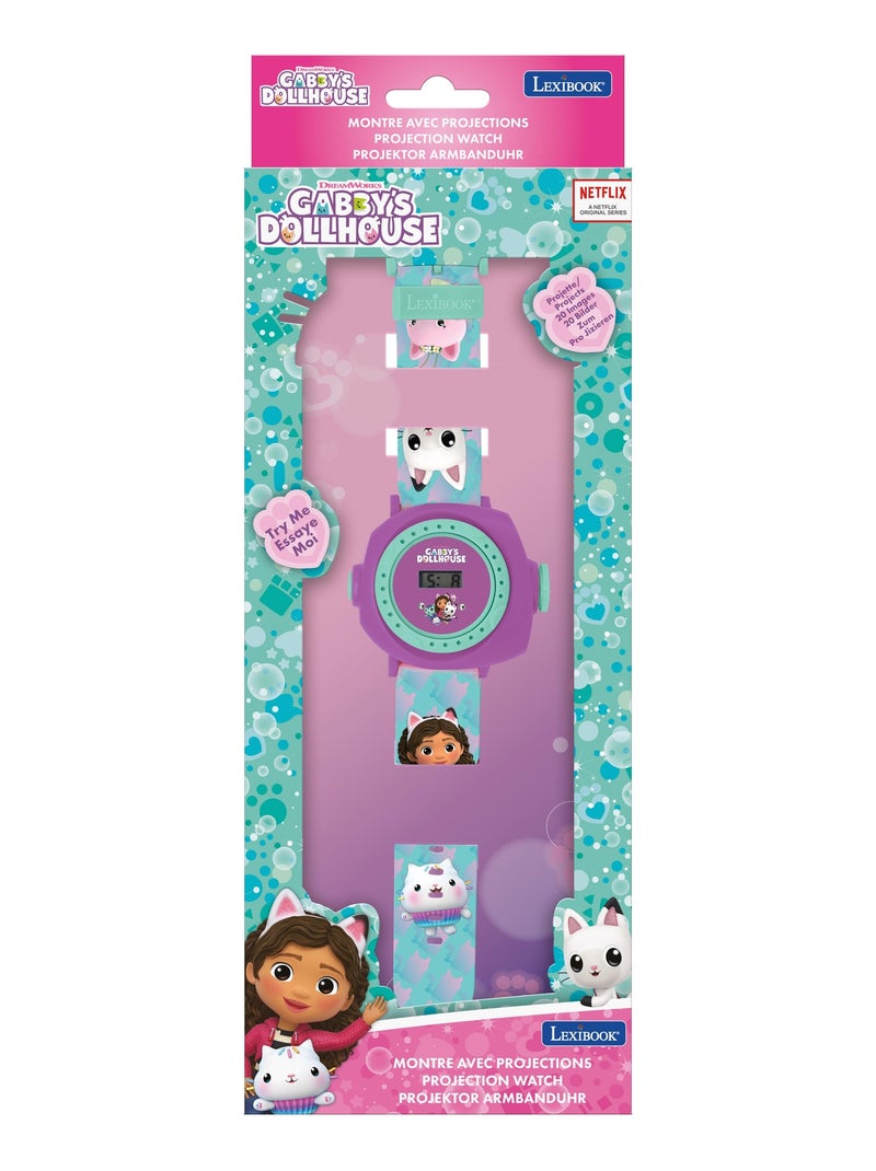 Gabby' casa delle bambole Orologio da proiezione digitale con 20 immagini da proiettare Blu - Kiabi