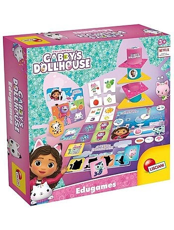 Gabby's dollhouse 10 giochi da tavolo in 1