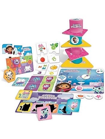 Gabby's dollhouse 10 giochi da tavolo in 1