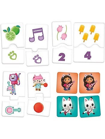 Gabby's dollhouse 10 giochi da tavolo in 1