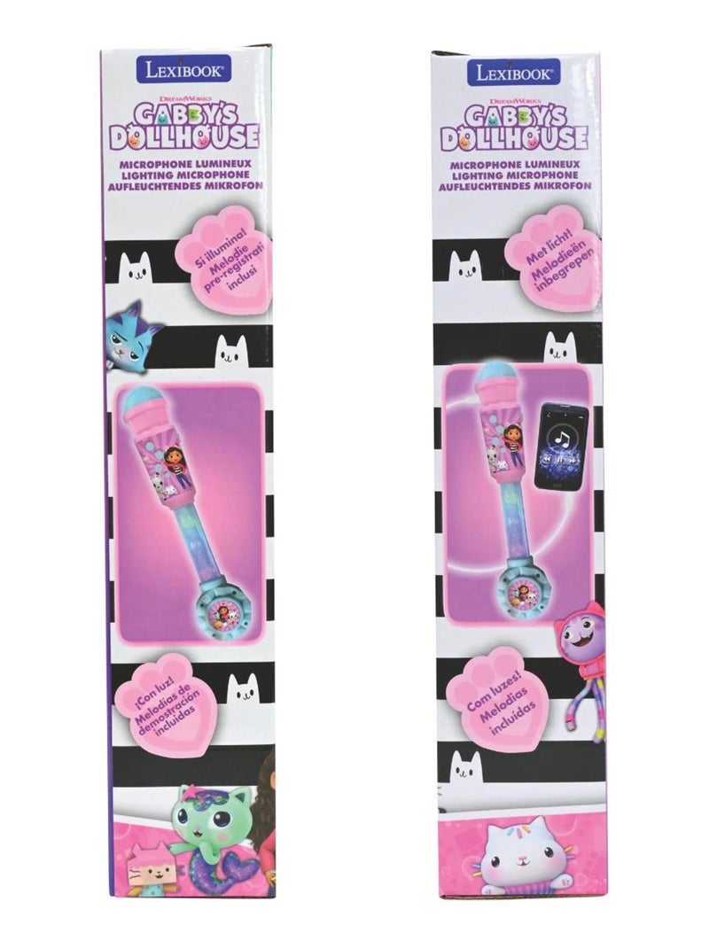 Gabby's Dollhouse Lighting Microfono con altoparlante (aux-in), melodie ed effetti sonori Rosa - Kiabi