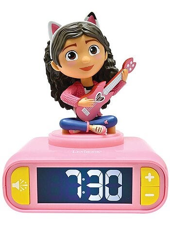 Gabby's Dollhouse Sveglia con luce notturna e suoni