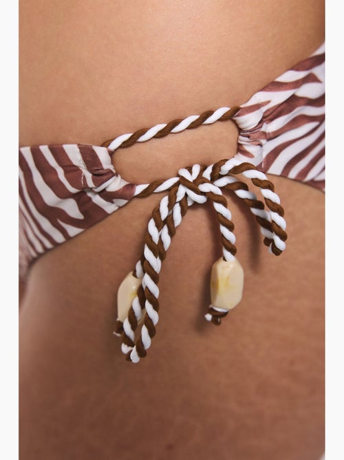 Gale slip bikini con stampa zebra e taglio a v penti - Kiabi Gale slip bikini con stampa zebra e taglio a v penti - Kiabi