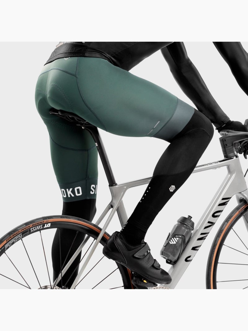 Gambali termici idrorepellenti ciclismo uomo e donna srx rainfall Nero - Kiabi