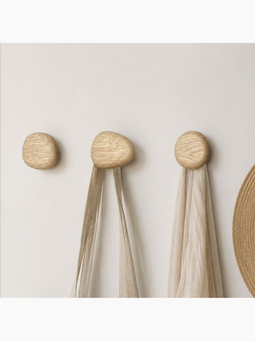 Ganci da parete in legno, forma organica - Kiabi
