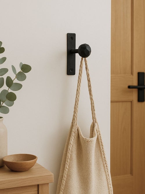 Gancio da parete a forma di palla in metallo grezzo - Kiabi