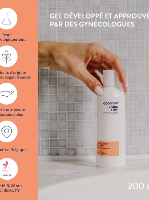 Gel intimo lavante prebiotico 200 ml 'doomoo & shinncare' - Kiabi Gel intimo lavante prebiotico 200 ml 'doomoo & shinncare' - Kiabi