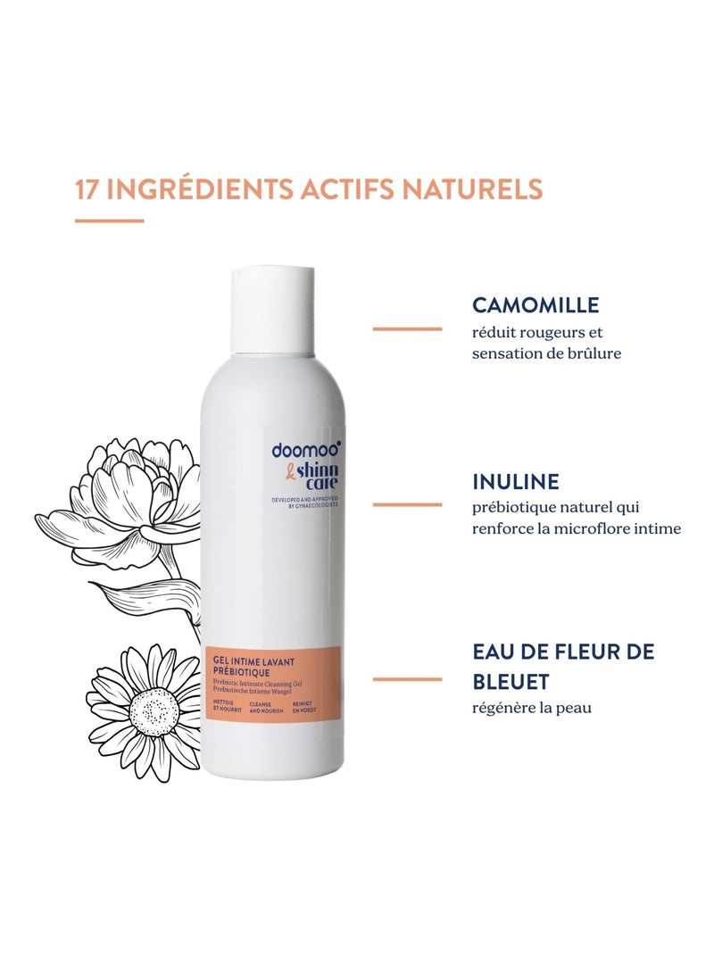 Gel intimo lavante prebiotico 200 ml 'doomoo & shinncare' Bianco - Kiabi