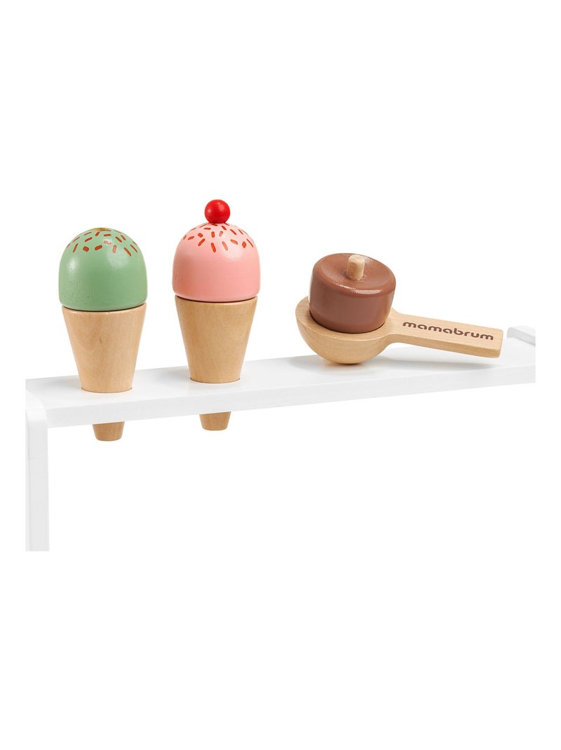 Gelateria in legno con accessori dai 3 anni Mamabrum N/D - Kiabi