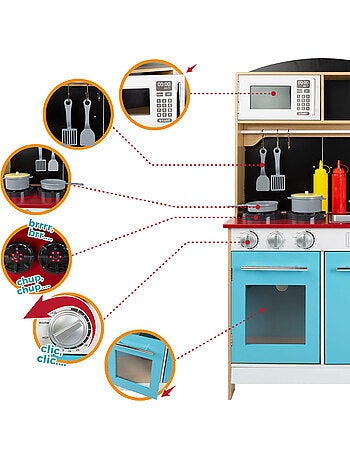 Gelateria WOOMAX con cucina in legno 2 in 1