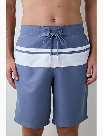 Gentleman short da bagno lunghi a righe penti