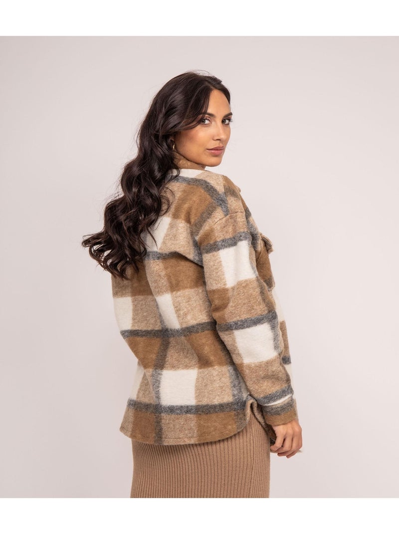 Giacca a quadri UKARL Beige - Kiabi