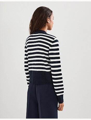 Giacca a righe a maglia, MO Fashion