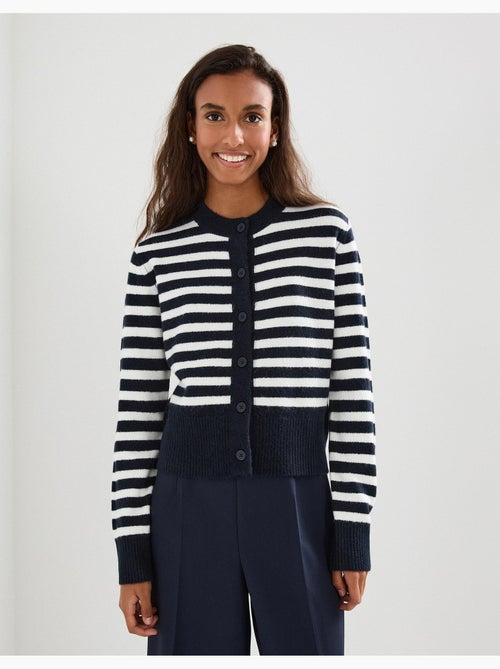 Giacca a righe a maglia, MO Fashion - Kiabi