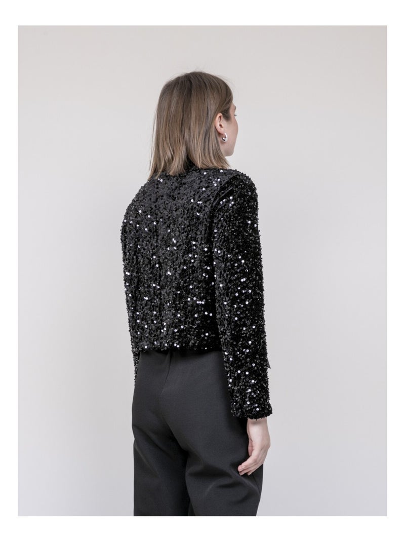 Giacca a sequins UCHADA Nero - Kiabi