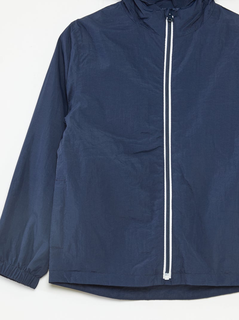 Giacca a vento colorata Blu - Kiabi