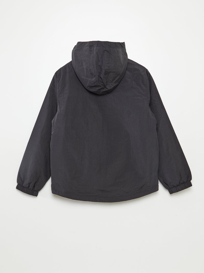 Giacca a vento colorata nero - Kiabi