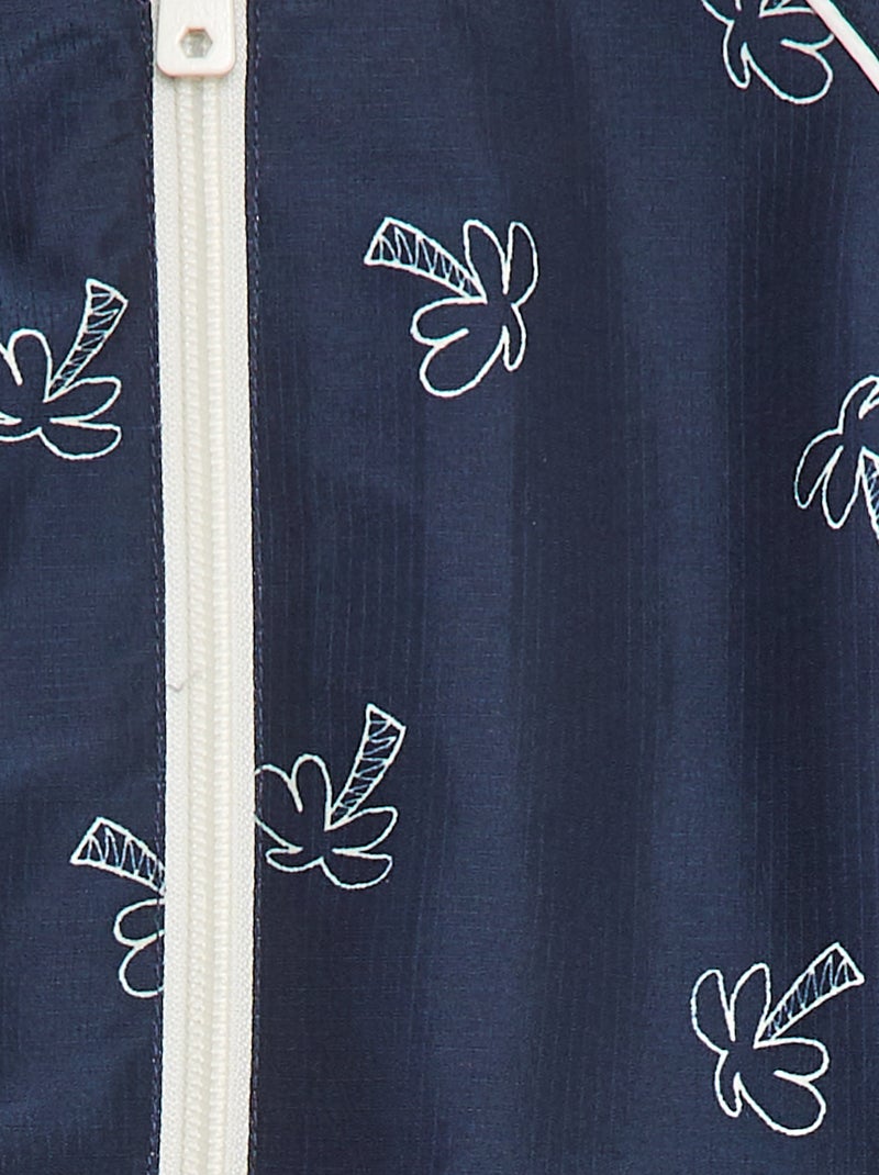 Giacca a vento con cappuccio BLU - Kiabi