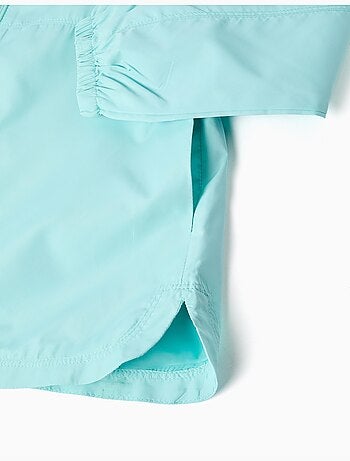 Giacca a vento con cappuccio e fodera