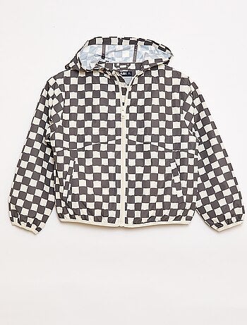 Giacca a vento con cappuccio