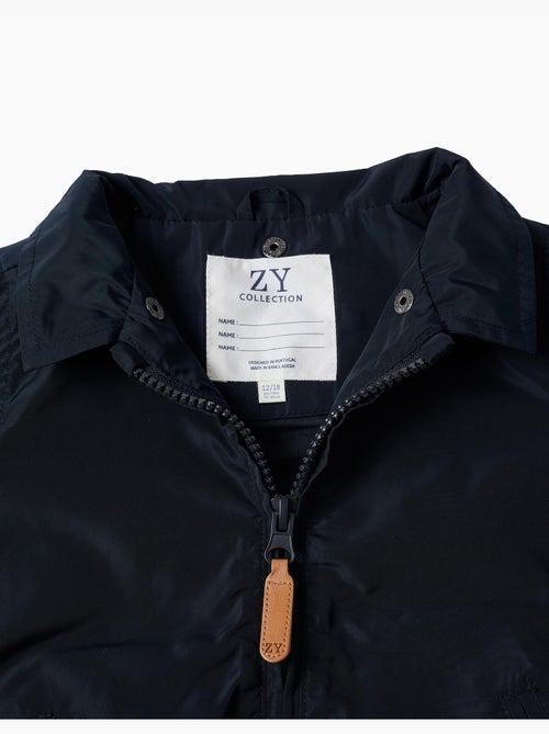 Giacca a vento con cappuccio rimovibile - Kiabi