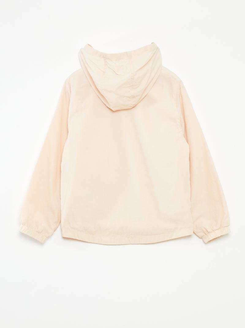 Giacca a vento con cappuccio Rosa - Kiabi