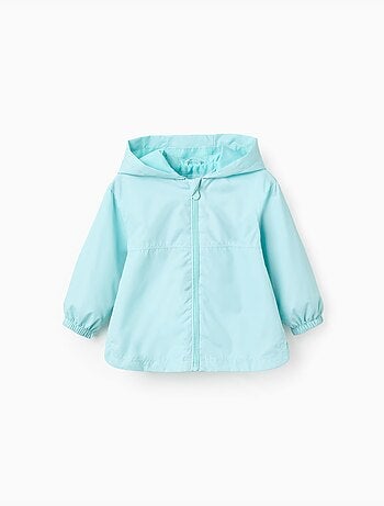 Giacca a vento con hood e fodera