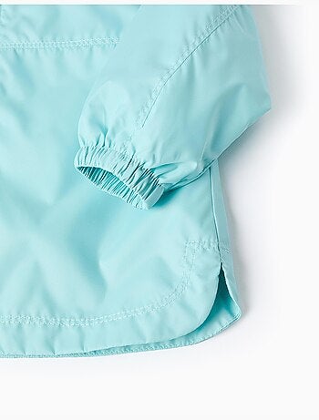 Giacca a vento con hood e fodera