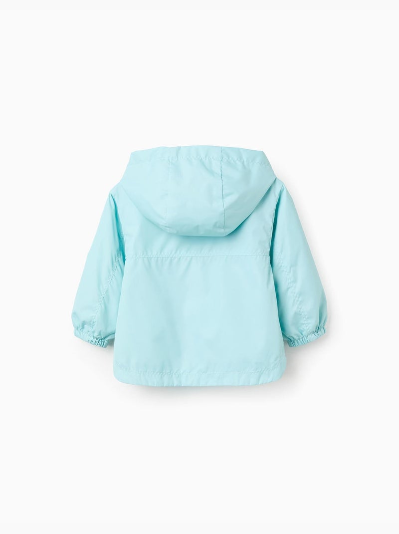 Giacca a vento con hood e fodera Blu chiaro - Kiabi