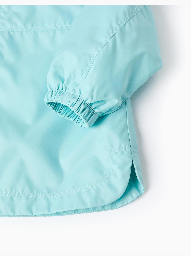 Giacca a vento con hood e fodera Blu chiaro - Kiabi