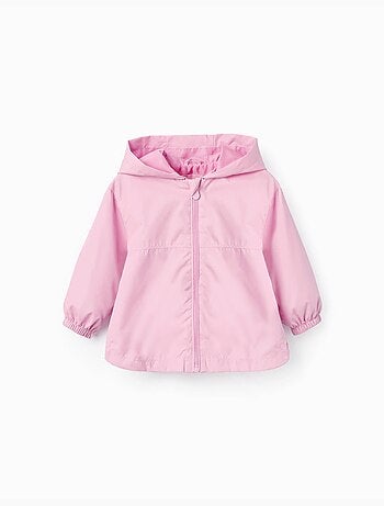 Giacca a vento con hood e fodera