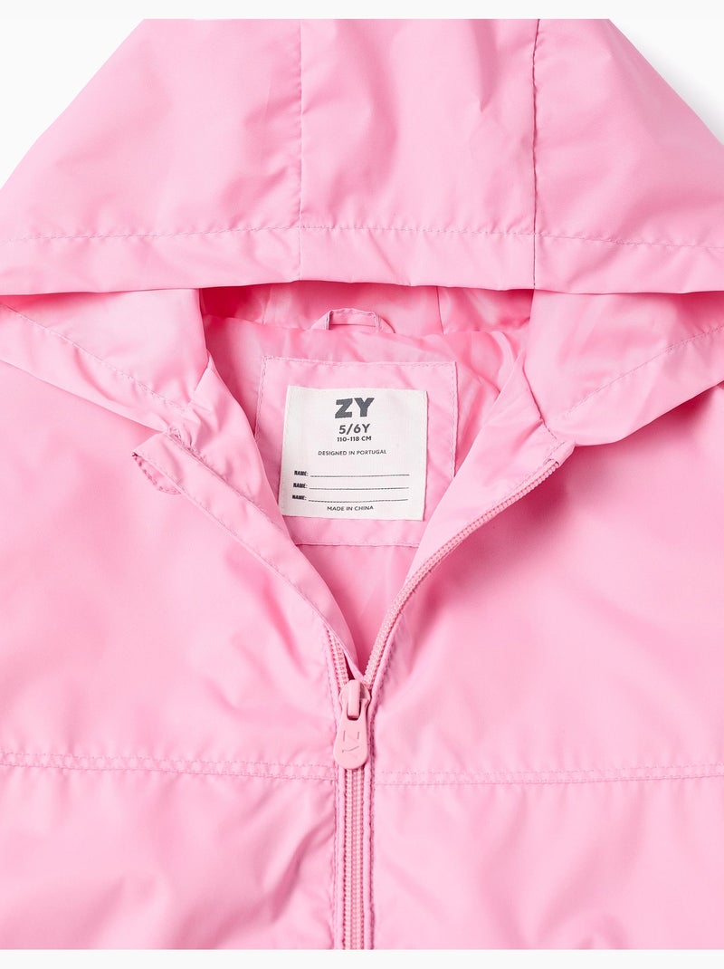 Giacca a vento con hood e fodera Rosa - Kiabi
