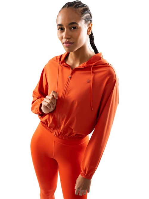 Giacca a vento corta ultraleggera da allenamento da donna fitness donna biscayne - Kiabi
